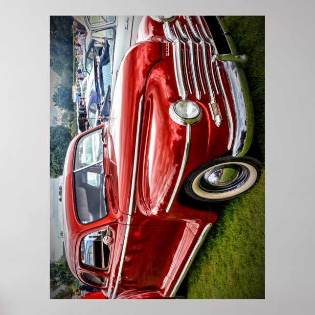 Poster Coupe spéciale Plymouth rouge Deluxe (Devant)