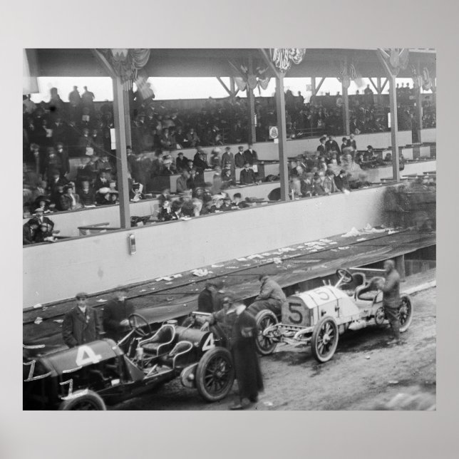 Poster Coupe Vanderbilt : 1908 (Devant)