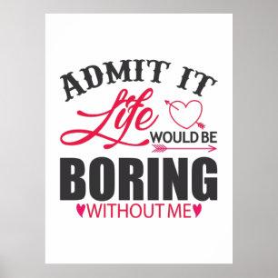 Poster Couple Art Admet It Life