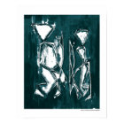 Couple Contemporary Abstrait Art MC Belkadi 16x20