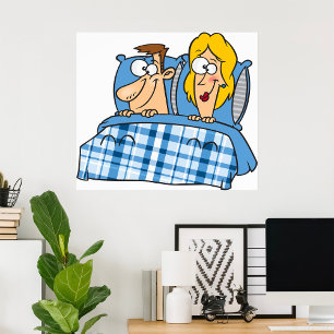 Poster Couple Dans Le Lit