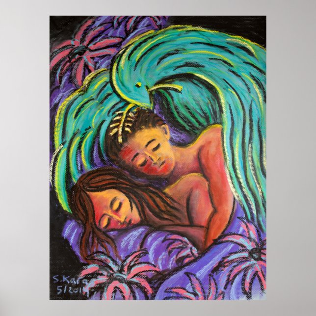 Poster Couple de rêve paisible (Devant)