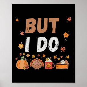 Poster Couple de Thanksgiving Drôle Je ne fais pas de ten