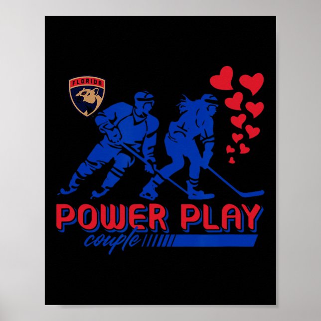 Poster Couple Power Play de la Saint-Valentin des Panther (Devant)