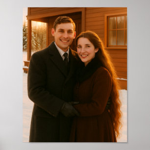 Poster Couple Vintage