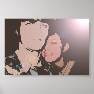 Poster Couples affectueux