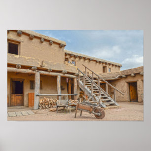 Poster Cour de Bent's Old Fort, Colorado