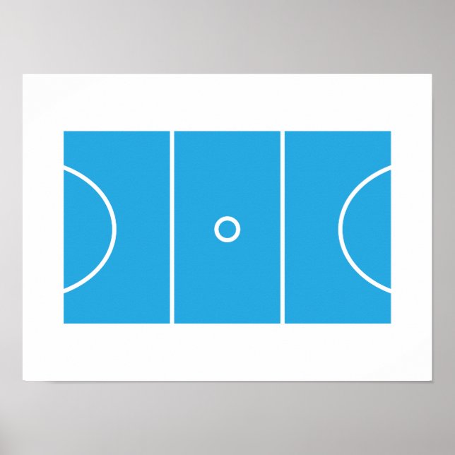 Poster Cour de Netball (Devant)