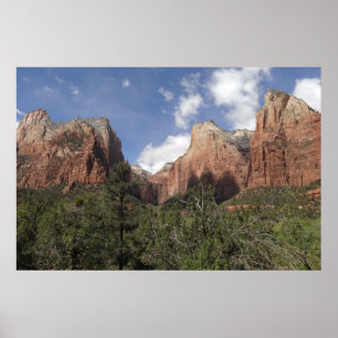 Poster Cour des Patriarches II au parc national de Zion