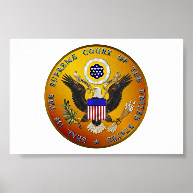 Poster Cour suprême des États-Unis (Devant)