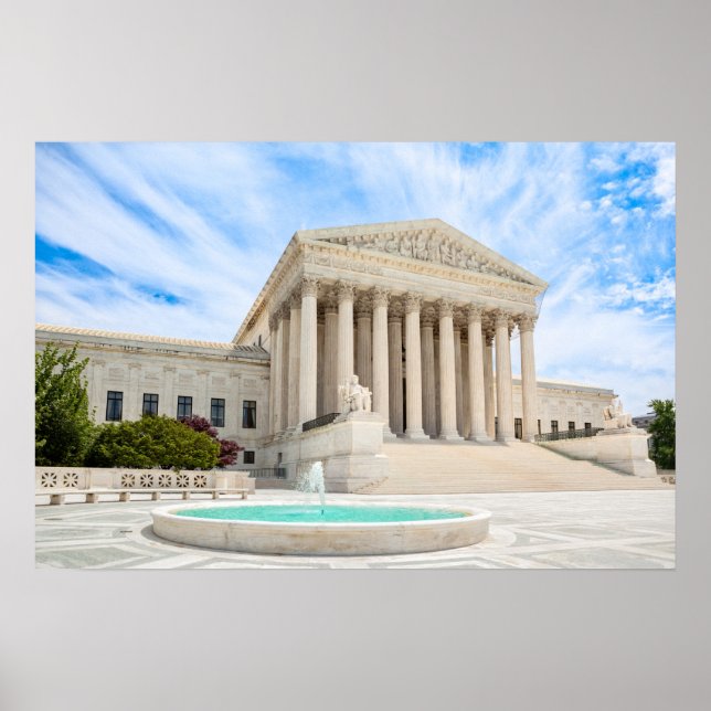 Poster Cour suprême des États-Unis (Devant)