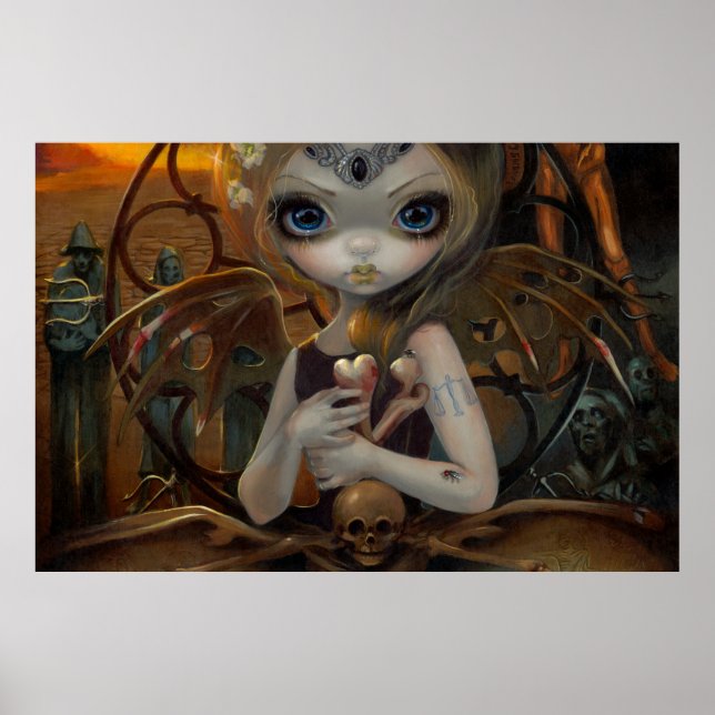 Poster Cour Unseelie : Famine par Jasmine Becket-Griffith (Devant)