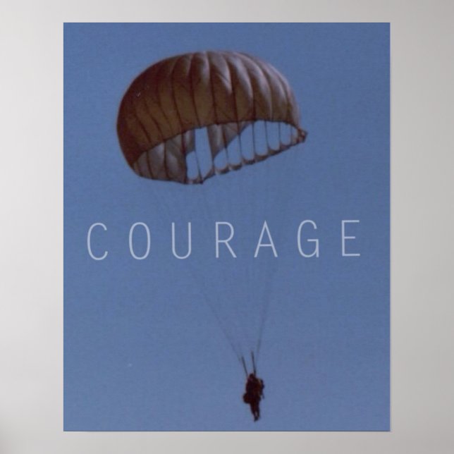 Poster Courage (Devant)