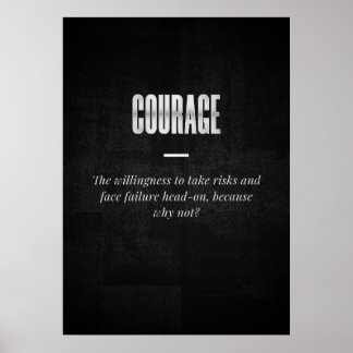 Poster Courage