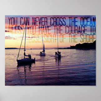 Poster Courage De Quitter La Côte