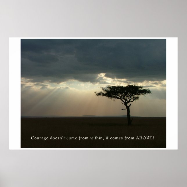 Poster Courage d'en haut (Devant)