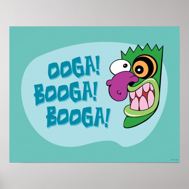 Poster Courage du chien lâché | Ooga Booga Booga Booga ! (Devant)