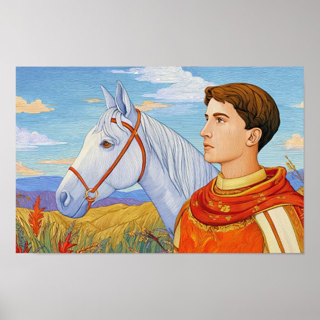Poster Courage et Compassion : Saint Martin de Tours (Devant)