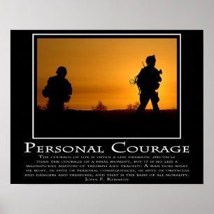 Poster Courage personnel