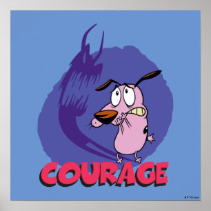 Poster Courage the Cowardly Dog   Shadow Graphic