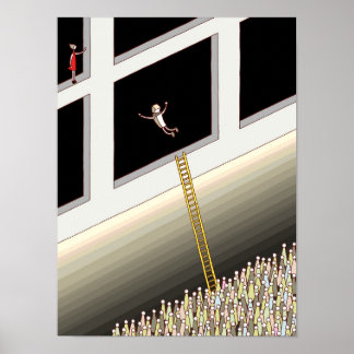 Poster Courage to venture into the unknown darkness.