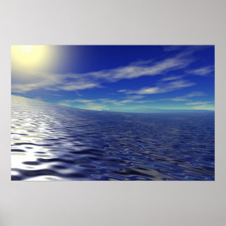 Poster Courbe océanique