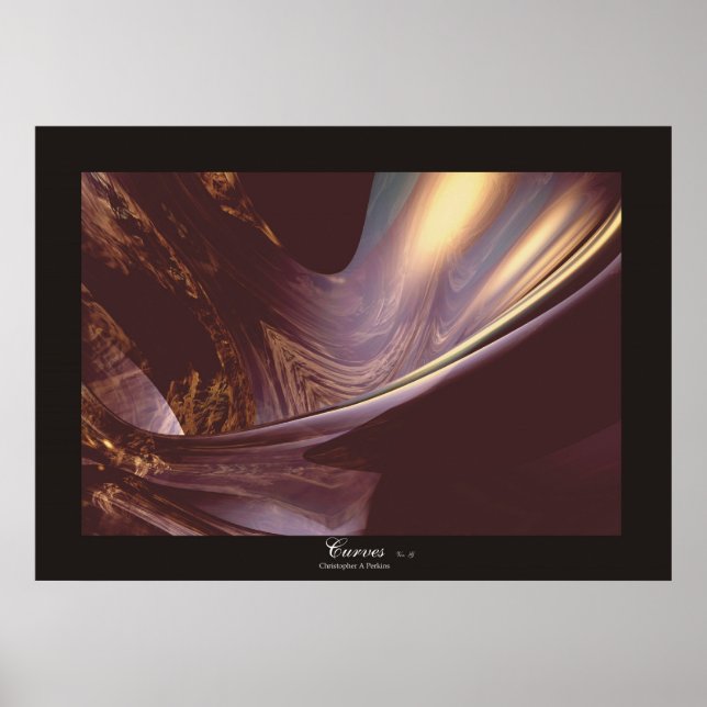 Poster Courbes Ver. G (Devant)