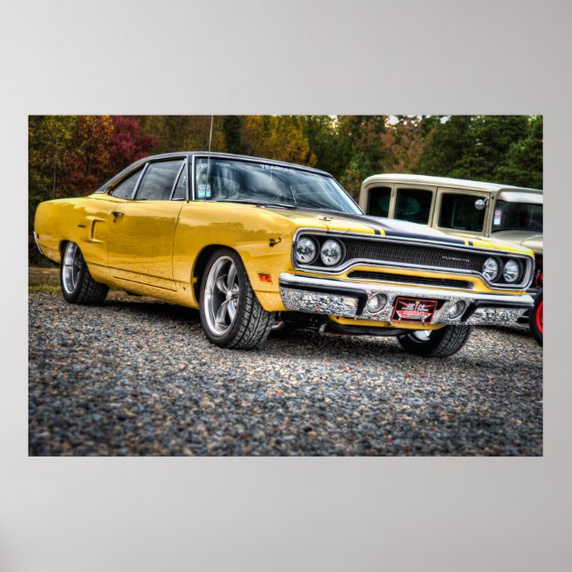 Poster Coureur de route Plymouth 1970 (Devant)