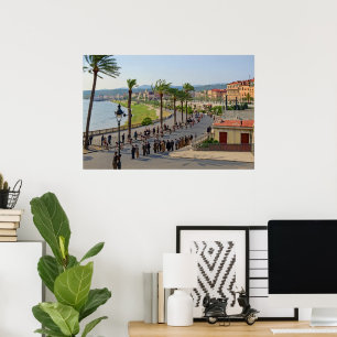 Poster Coureurs du Paris-Nice à Nice le 19 mars 1933