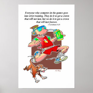 Poster Courez la bonne course