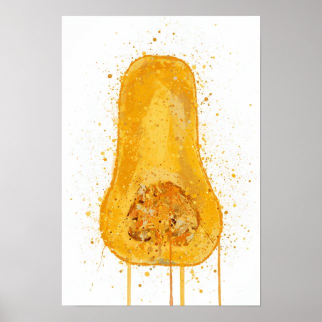 Poster Courge Butternut (Devant)