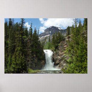 Poster Courir Eagle Falls au parc national des Glaciers