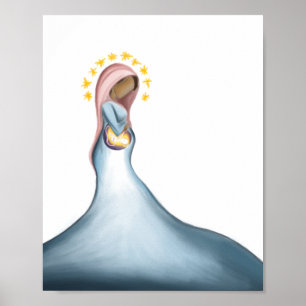 Poster Couronné avec l'impression des étoiles