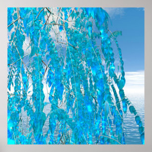 Poster Couronne d'arbres en cristal