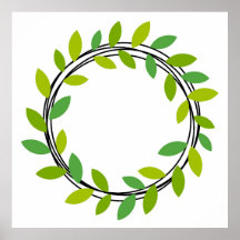 Couronne de feuilles