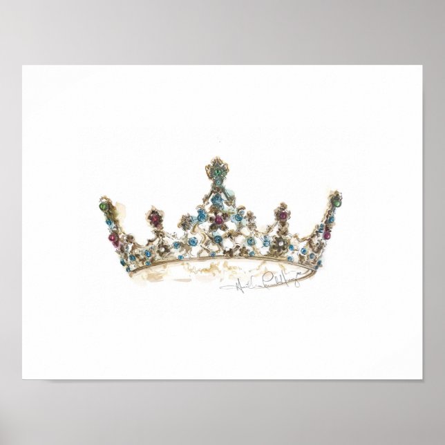 Poster Couronne de la reine par Heather French Henry (Devant)