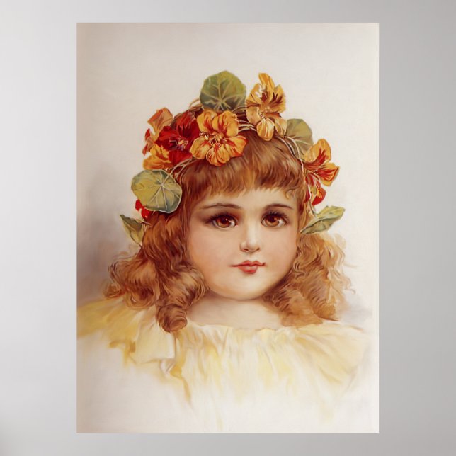 Poster Couronne de Nasturtium (Devant)