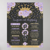Couronne de princesse florale or violet chic étape