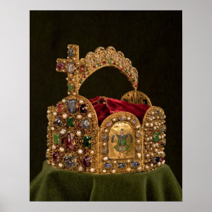 Poster Couronne impériale faite pour le couronnement d'Ot