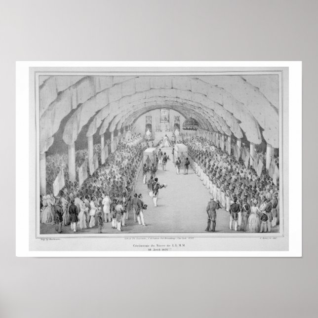 Poster Couronnement du général Faustin Soulouque (c.1785- (Devant)