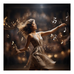 Poster cours de danse