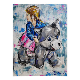 Poster Course à toutou