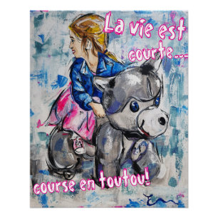 Poster Course à toutou