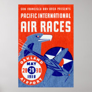 Poster Course aérienne internationale du Pacifique 1938
