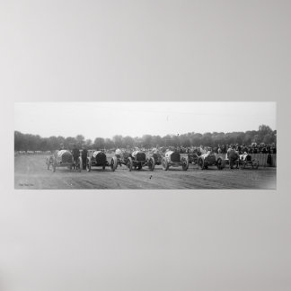 Poster Course automobile, York, Pa., 11 mai 1915