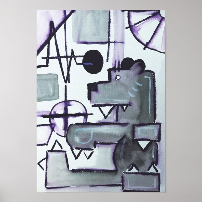 Poster Course blanche (Devant)