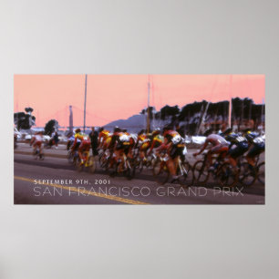Poster Course de bicyclette de SF Grand prix 2001