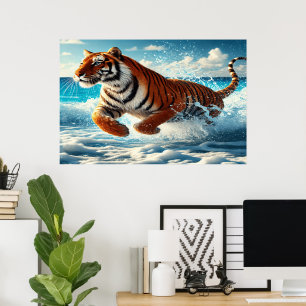 Poster Course de l'Océan : La Majesté du Tigre du Bengale