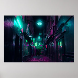 Poster course de minuit