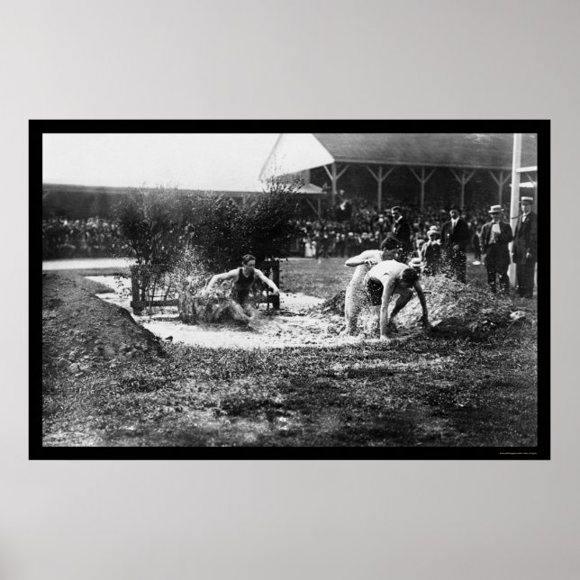 Poster Course de piste Steeplechase 1912 (Devant)